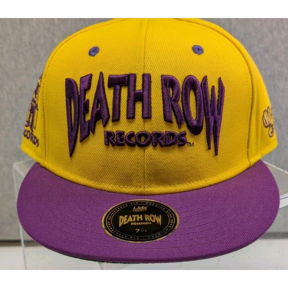 Lids Death Row Records Snoop Dog Los Angeles Lakers Hat Brand New Official 7 1/2 - Picture 1 of 7